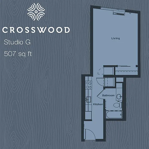 Floor plan Studio G