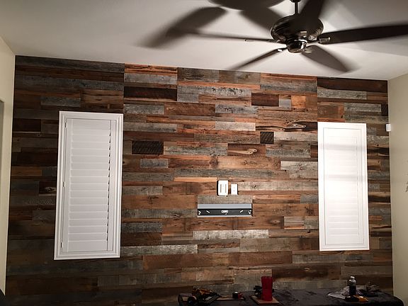Barnwood wall