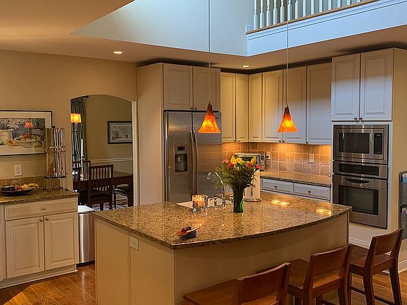 Airy Two Story Kitchen
