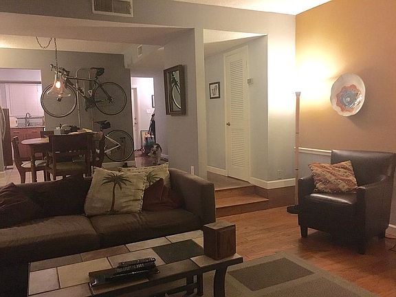 expansive living dining area