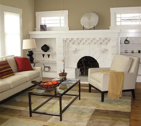 Living Room w/ Fireplace