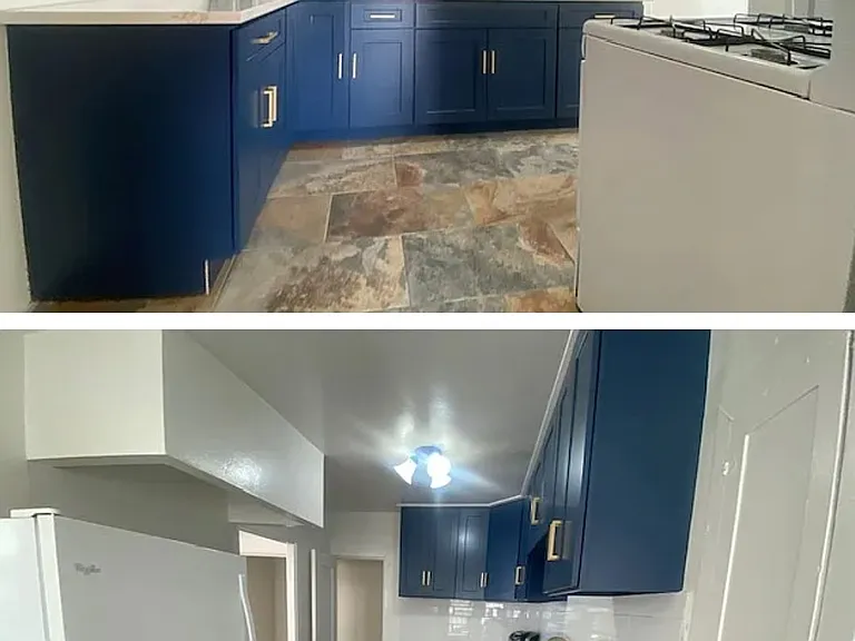 newly built kitchen