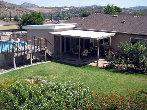Private back yard