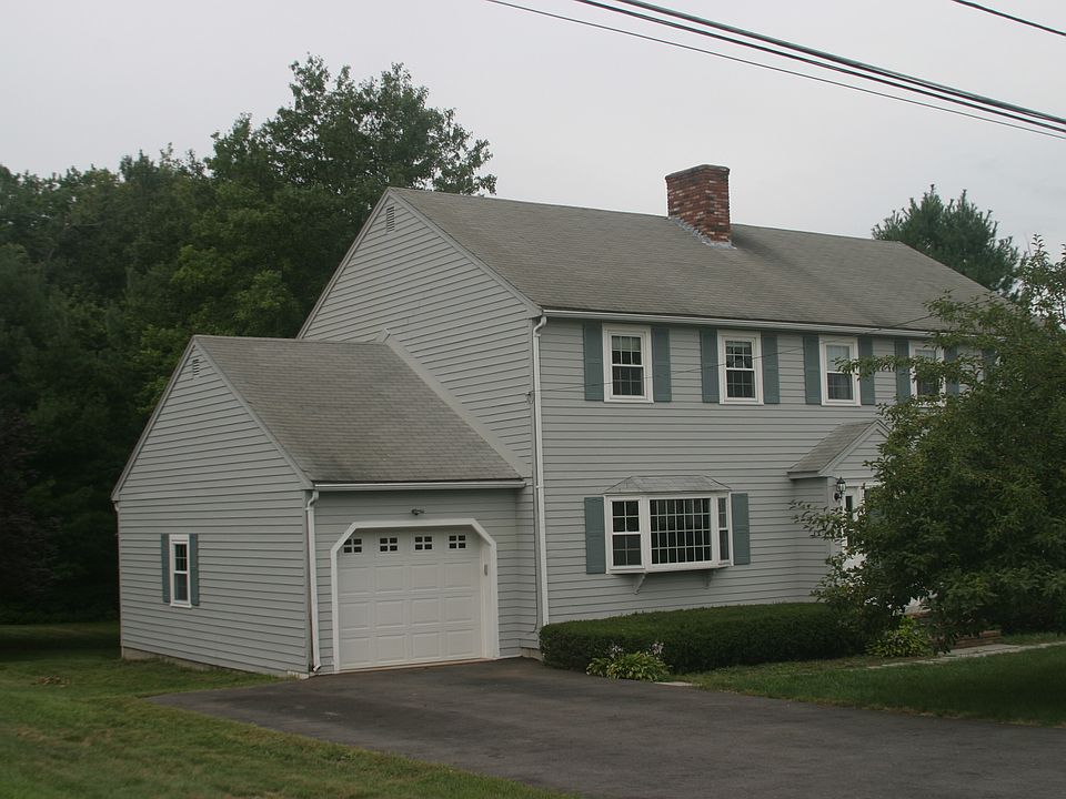 Front entrance and garage