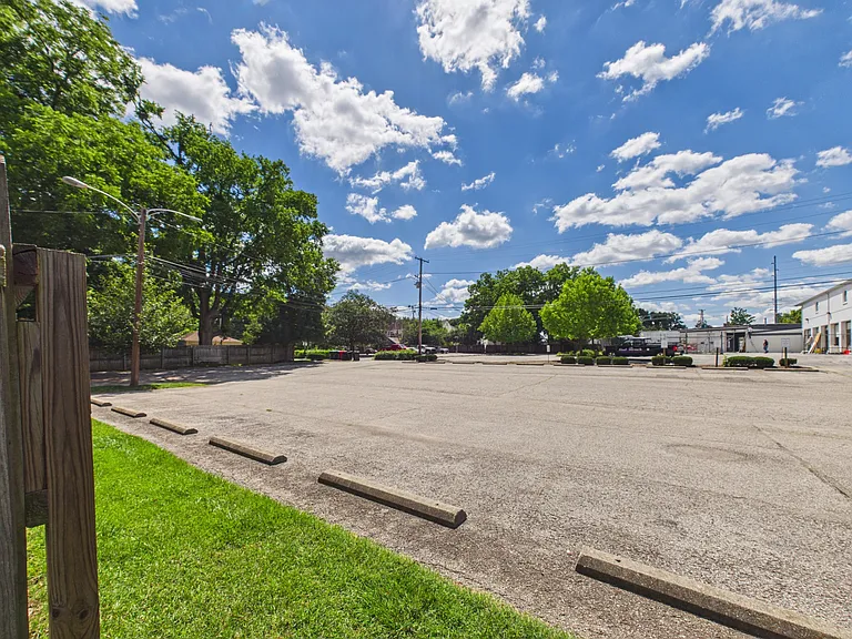 Extra parking behind the house in the Methodist Church Parking lot, with fence gate access.