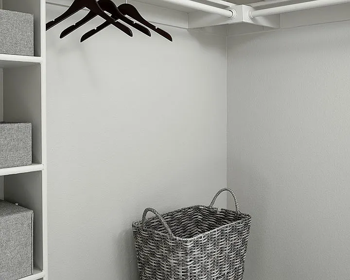 Spacious apartment Bedroom Closet.
