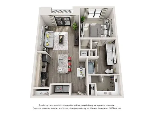 Floor plan a3c