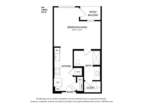 Floor plan S2A