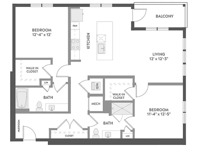 Floor plan C6c