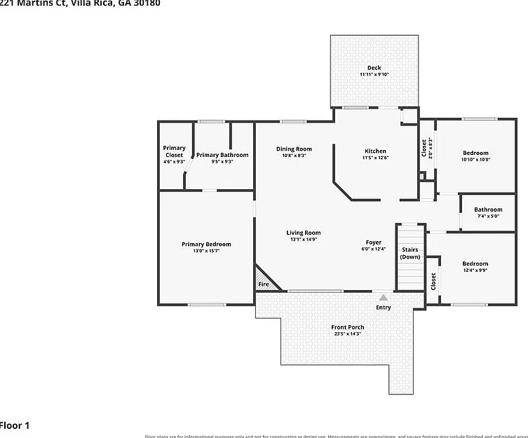 3 bed, 2.0 bath, 1308 sqft, $1,720 — Photo 3