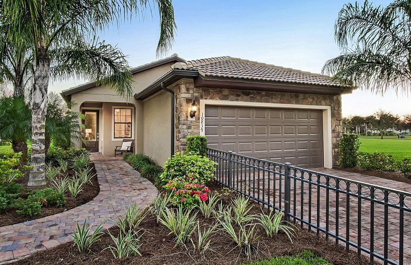 Home Exterior FM2B with decorative stone detail