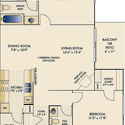Split Style Floor plan