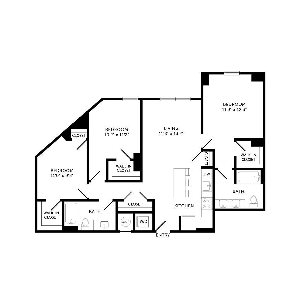 Floor plan D01