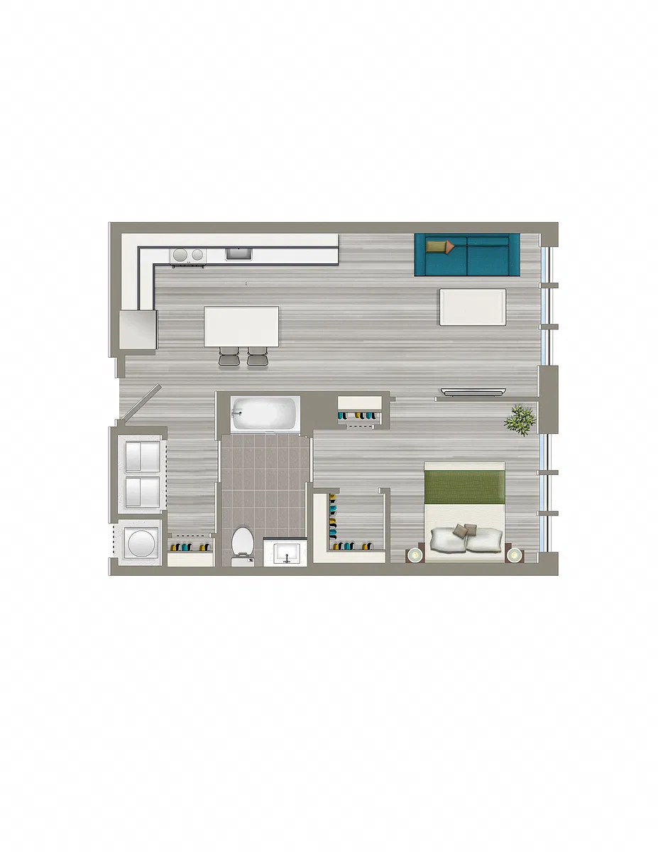Floor plan 1-G