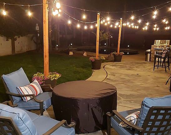 Backyard lights 