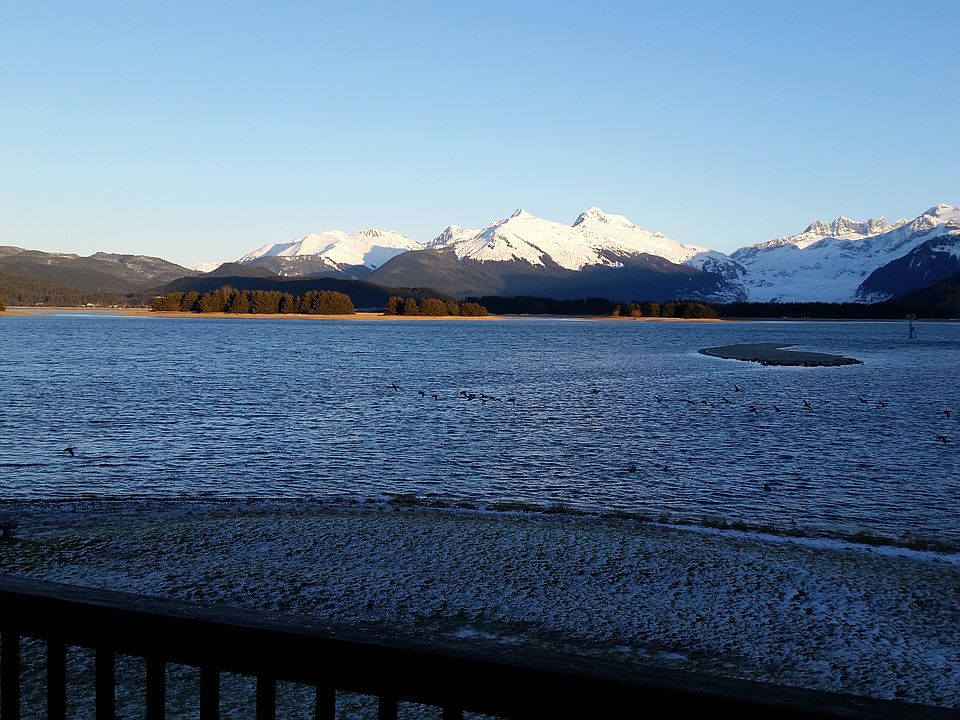 Glacier view from patio