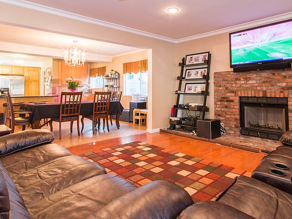 Used brick fireplace