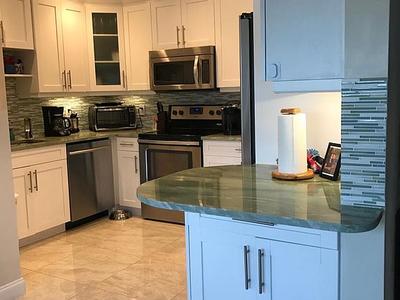 kitchen and granite counters