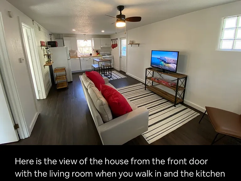 Here is an example of what the living room could look like!