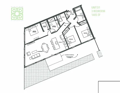 Floor plan D1