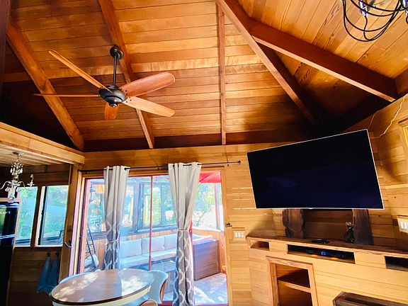 Connect outside patio.