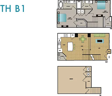 Floor plan TH B1