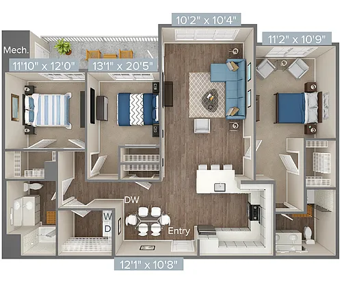 Floor plan CM03-1385