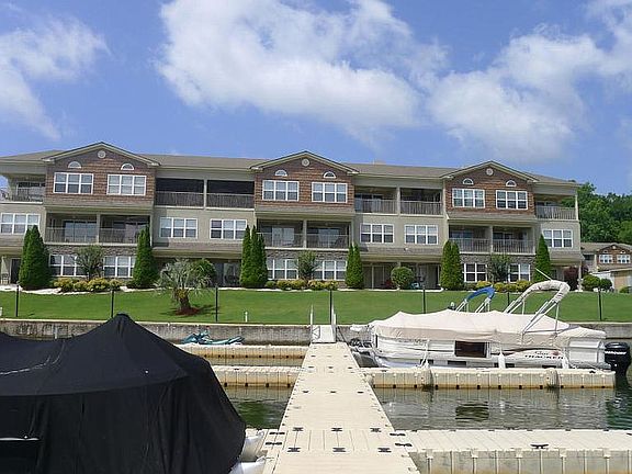 Complex view from lakeside