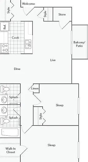 Floorplan 2H Floorplan 2H