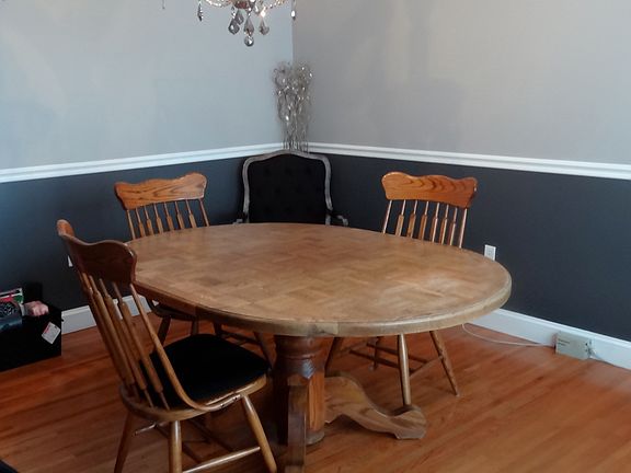Formal Dining Room with Crown And Chair Molding