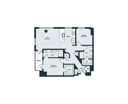 Floor plan B1-2