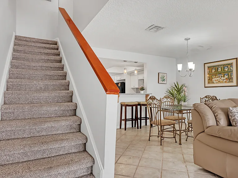 Stairs to bedrooms