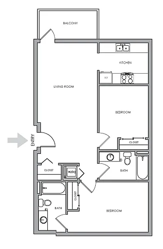 Floor plan 2X2 F - 2X2 F