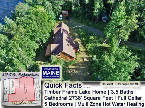 590 West Road, Portage Lake, ME 04768