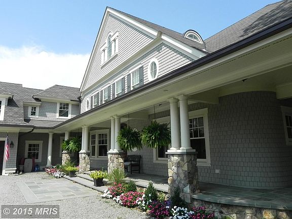 Stone pillars and flagstone patios