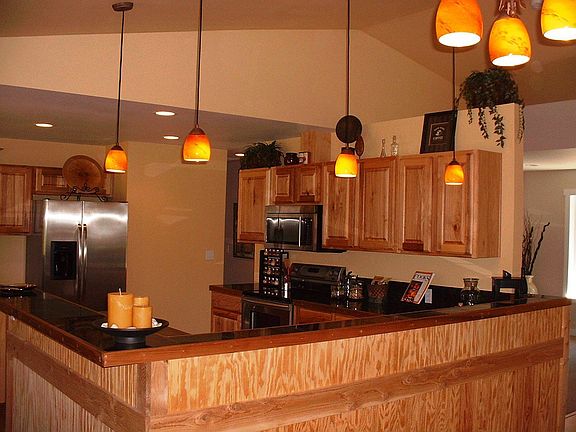 Hickory kitchen cabinets!