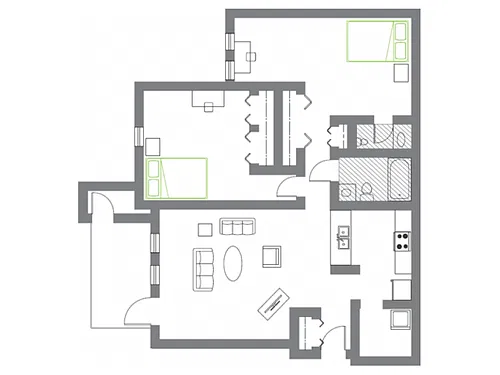 Floor plan C D walkout-wm211wo