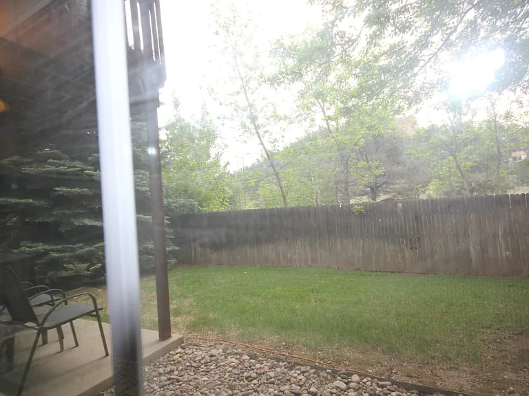 View from bedroom window