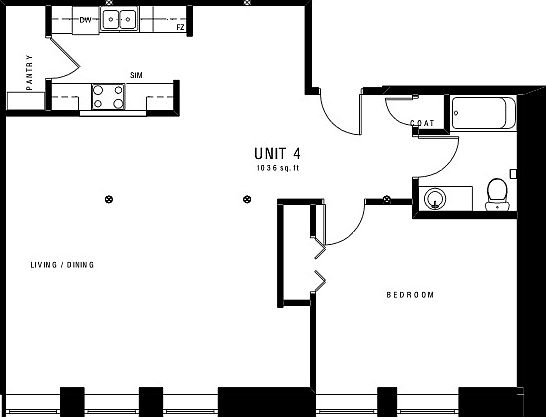 Apt 504 Floor Plan