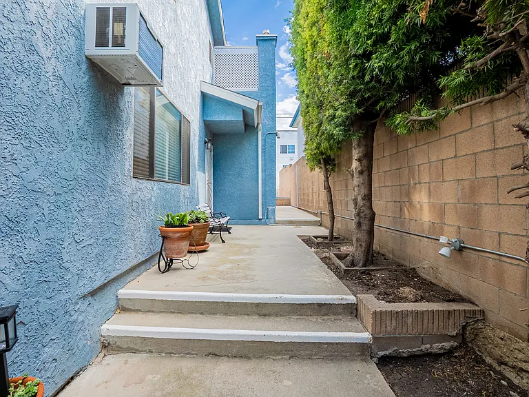 Walkway to unit 3