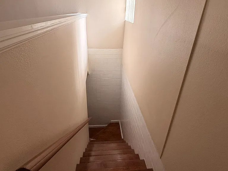 Stairs to garage