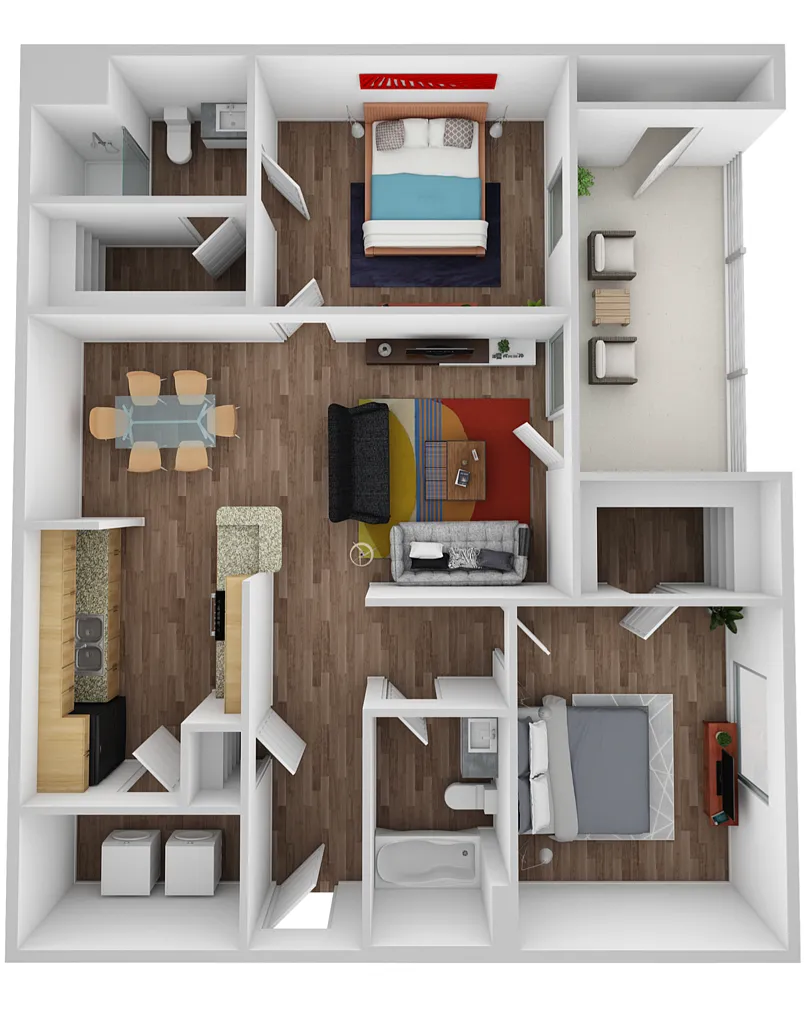Floor plan B - Birchwood
