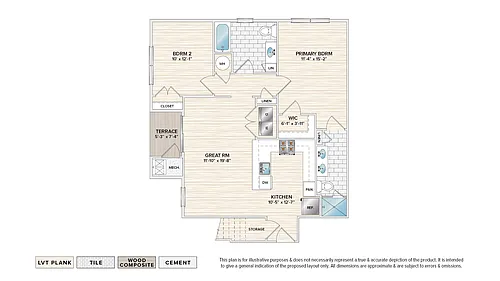 Floor plan The Essex (FGA-E2)