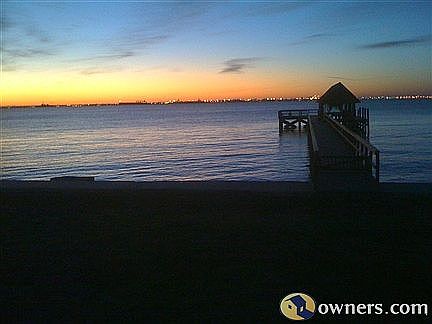 Pier and Boat House sunrise