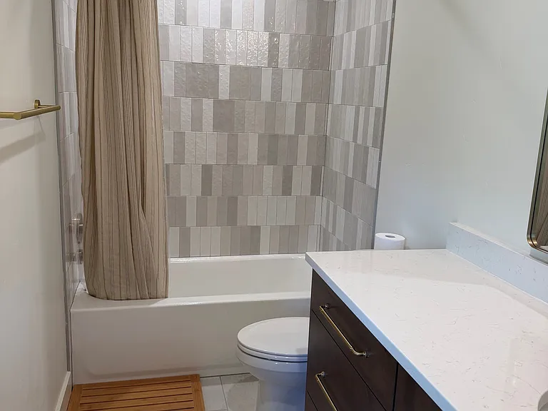 En-suite bathroom for upper level king bedroom
