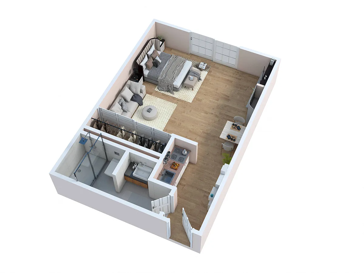 Floor plan Studio