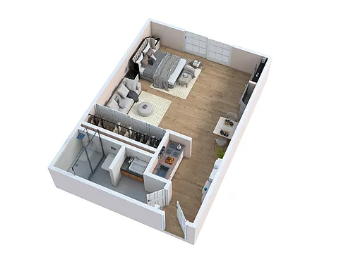 Floor plan Studio