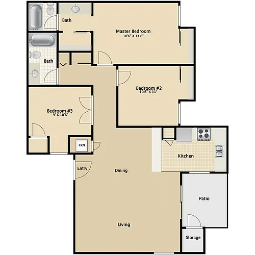 Floor plan The Logan