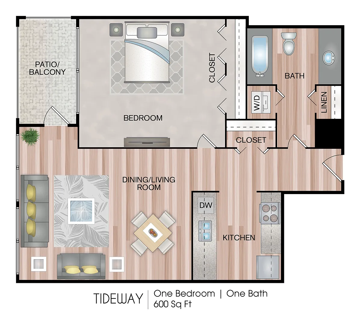 Floor plan Tideway