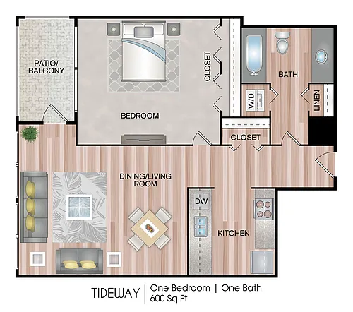 Floor plan Tideway